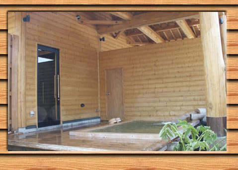 檜露天風呂の写真